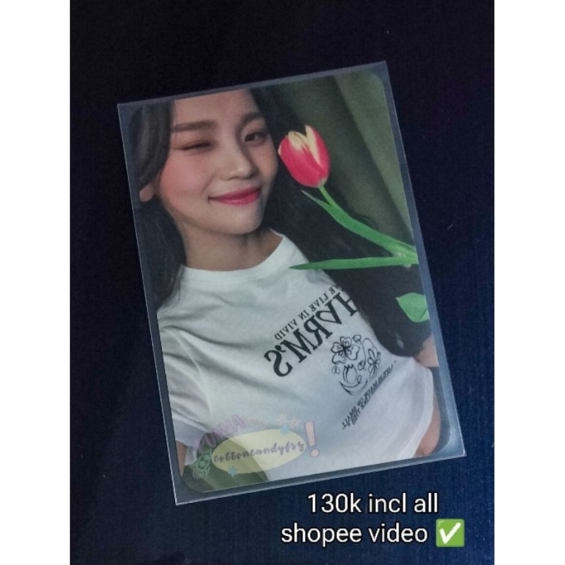 umji viviz gfriend official charms tulip pc photocard