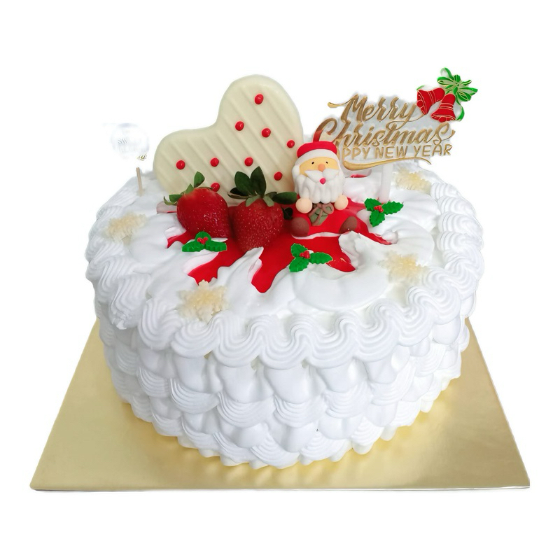 

White Christmas Love Cake