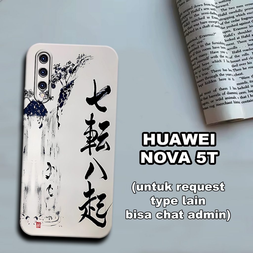 CC21/ Softcase karet lentur untuk huawei nova 5t /Motif kaligrafi/case huawei nova 5t/kesing huawei 