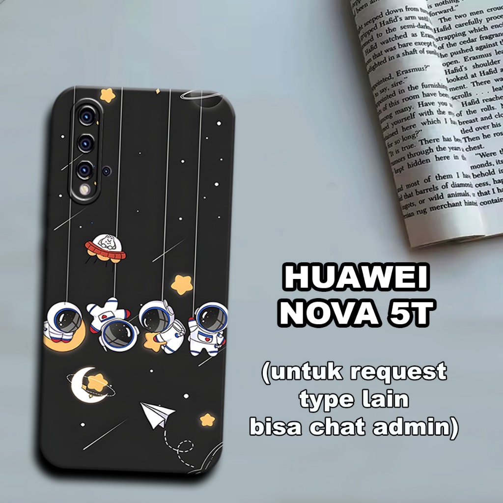 CC35/ Softcase karet lentur untuk huawei nova 5t /Motif lucu/case huawei nova 5t/kesing huawei nova 