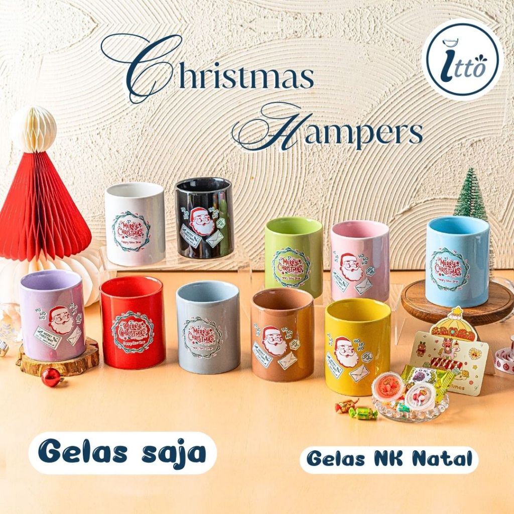 

Gelas Mug NK Christmas Series Stoneware Keramik 11oz 300ml