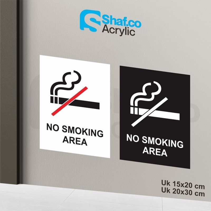 

STICKER NO SMOKING AREA // STIKER //RAMBU-RAMBU