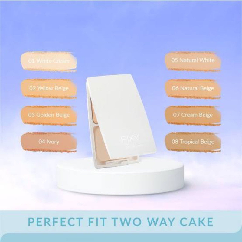 pixy perfect fit two way cake - pixy two way cake - pixy bedak padat