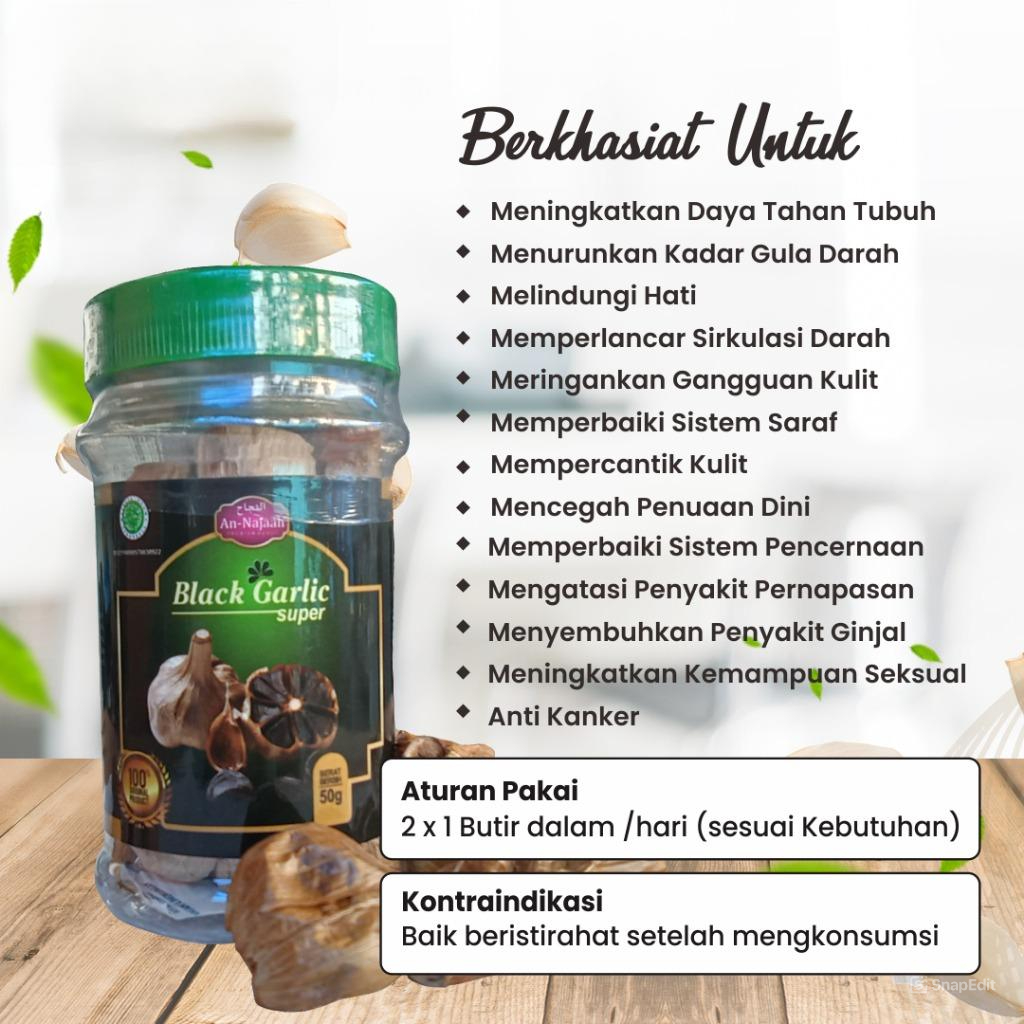 

BLACK GARLIC SUPER /BAWANG HITAM/BAWANG PUTIH FERMENTASI 50 grm