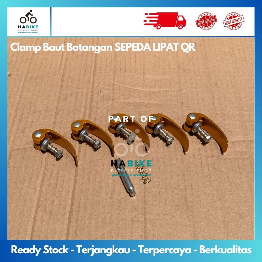 Kuncian Sepeda Lipat Baut QR Frame Lock Sepeda Lipat Allumunium QR FRAME Kuncian Sepeda LIpat