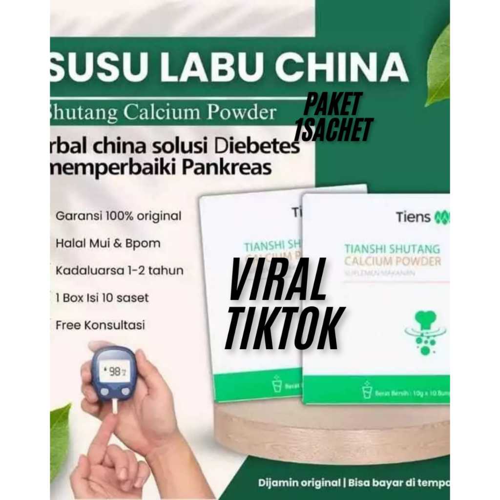 

VIRAL TIKTOK SUSU LABU CINA1 ATASI MASALAH DIABETES SHUTANG CALSIUM POWDER ATASI KONTROL GULA DARAH
