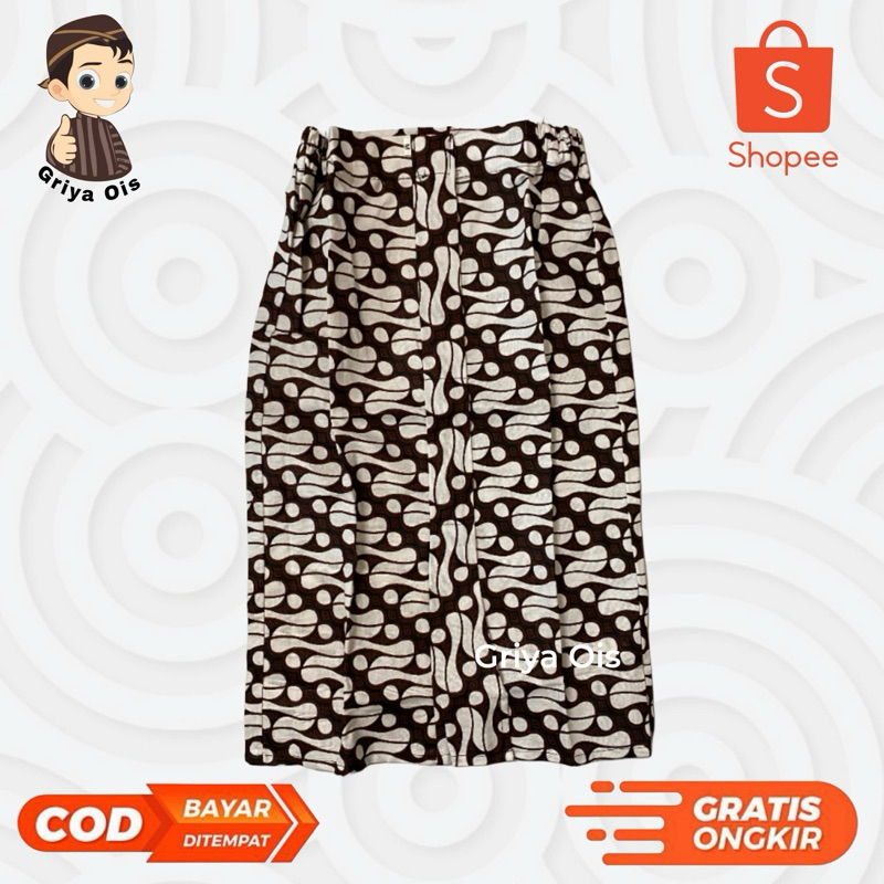 Rok anak TK SD motif batik Wiru / Rok anak traditional  jawa / Rok anak perempuan TK SD