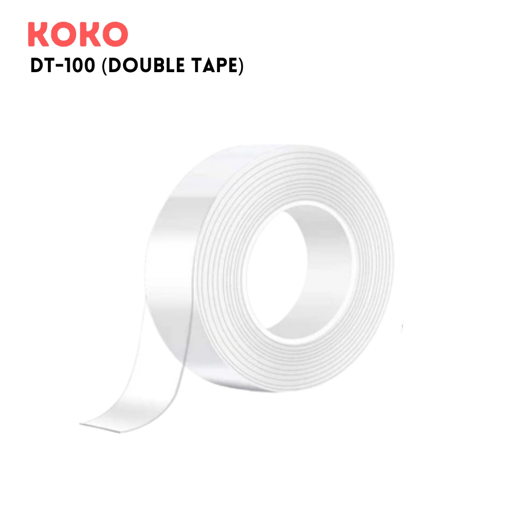 

❤️H2O❤️ Double Tape Super Koko DT-100 Isolasi Bening 2 sisi Super Kuat Tanpa Bekas