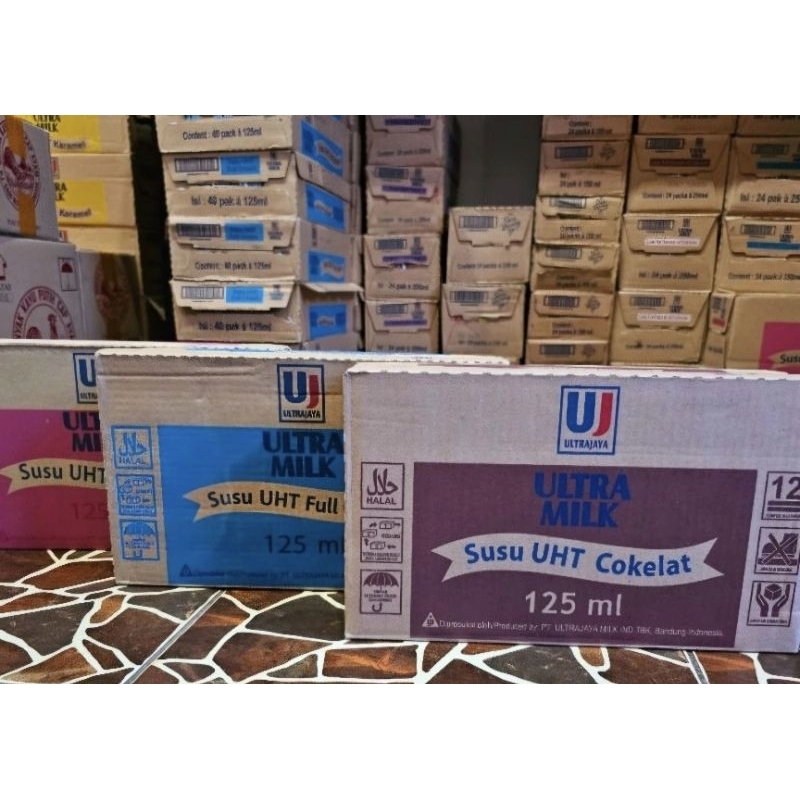 

Ultra Milk 125ml, 1 karton isi 40 kotak