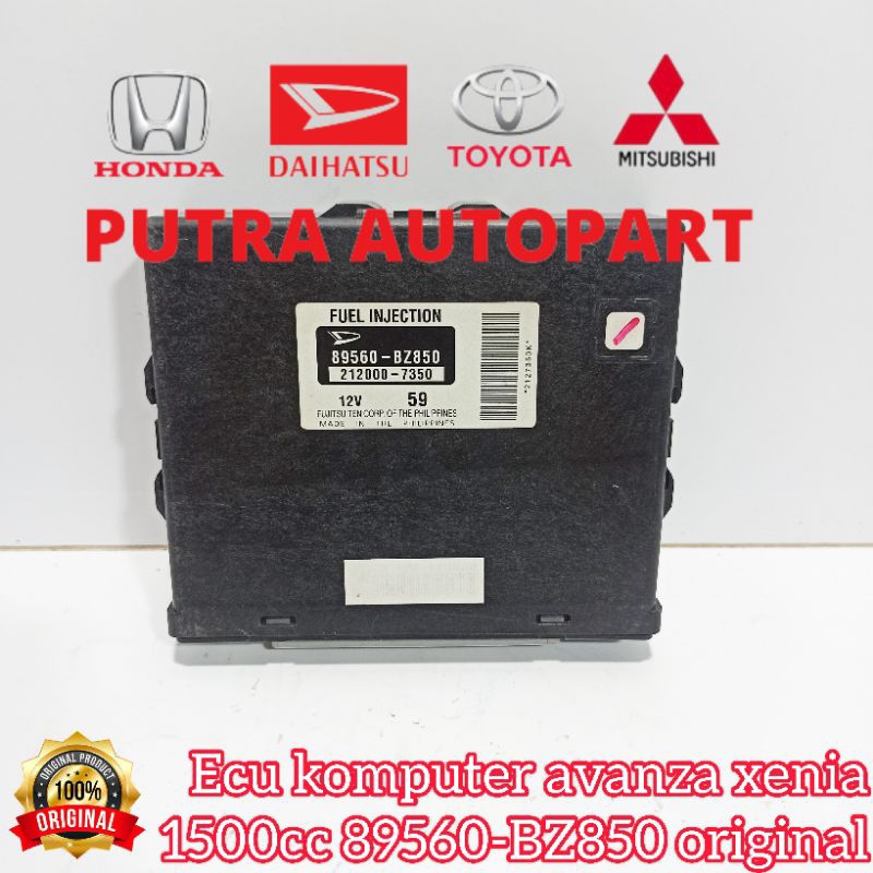 Ecu komputer avanza xenia 1500cc 1.5cc 89560-BZ850 original