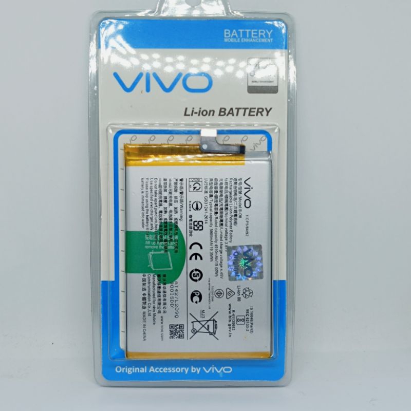 BATERAI BATRE VIVO Y31 2020 B-08 ORIGNAL