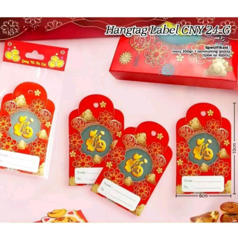 

Hangtag label name edisi CNY imlek hangtag fuk tag