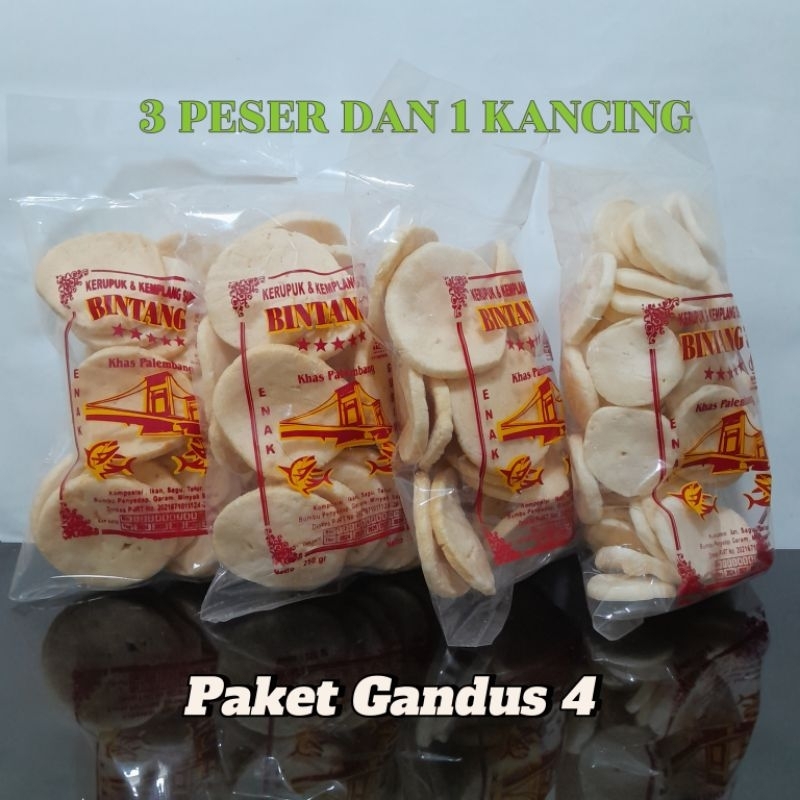 

PAKET GANDUS 4 : 3 PESER DAN 1 KANCING