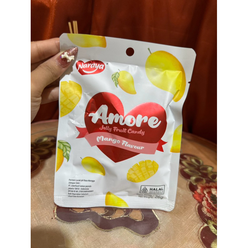 

Amore Fruit Candy manggo / HALAL 26 gram