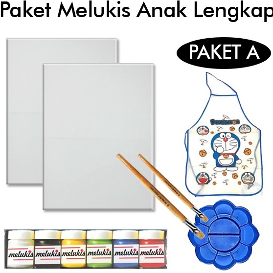 

Top Arrival KANVAS LUKIS ANAK LENGKAP CAT KUAS PALET PAKET A