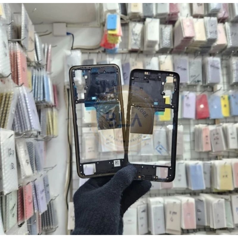 BEZEL TUTUP MESIN - TULANG TENGAH BEZZEL REALME 6 PRO