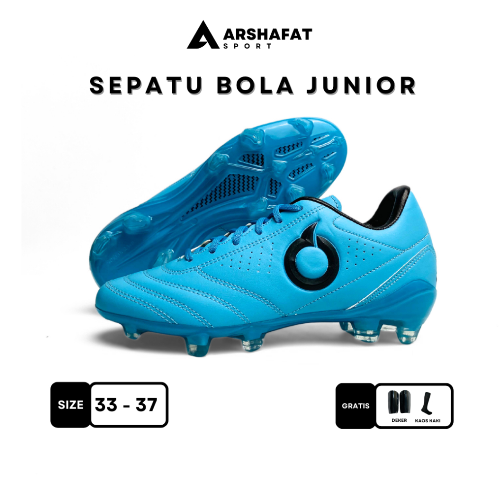 ARS SPORT - Sepatu Bola Anak Ortuseight Biru Tosca Premium Quality Sepatu Olahraga Anak 33 - 37