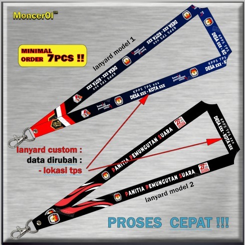 PILKADA - Tali Lanyard ID CARD Panitia  Hari Besar RI