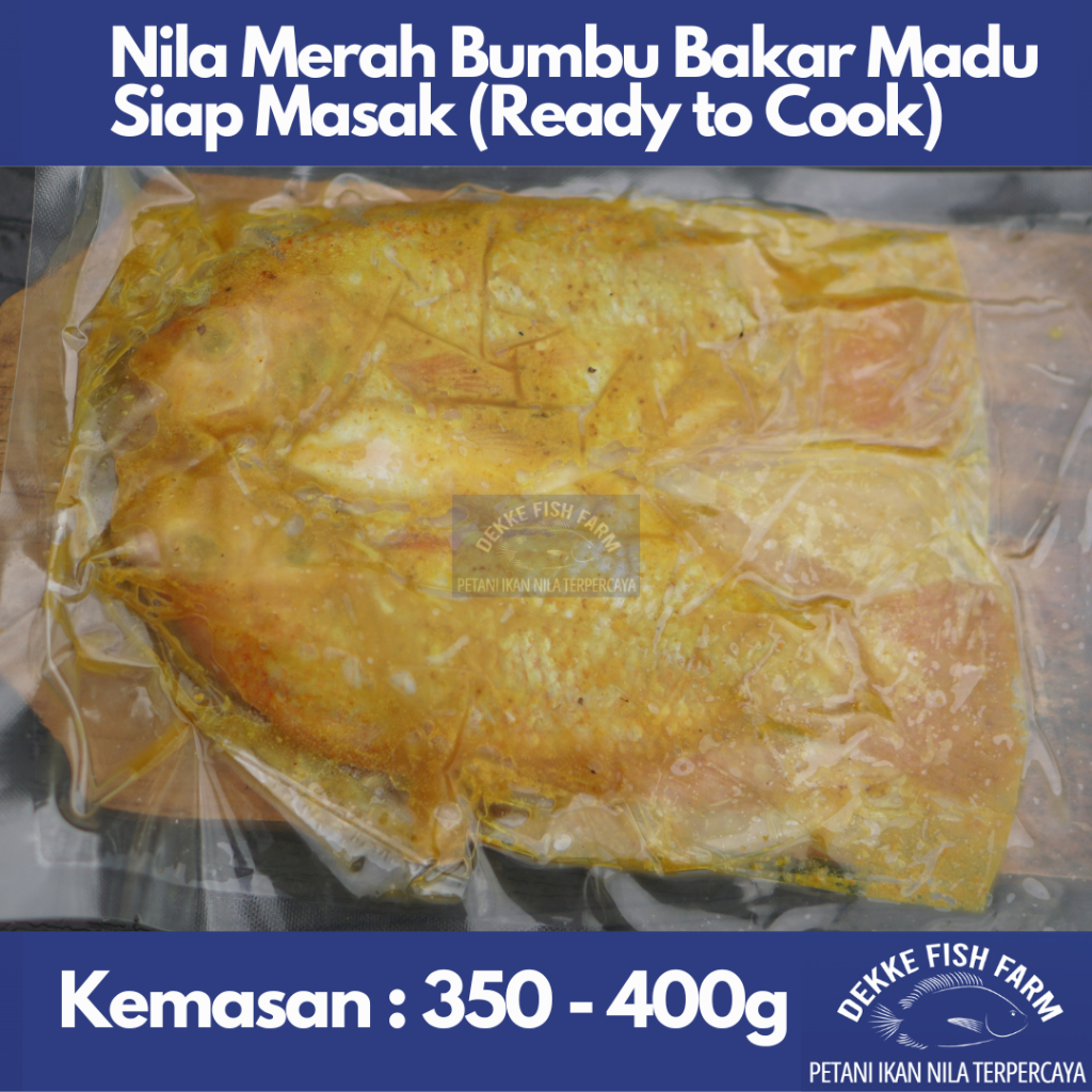 

AFGC Ikan Nila Merah Marinasi Bumbu Bakar Madu / Honey Grilled Seasoned Marinated Red Tilapia Ready