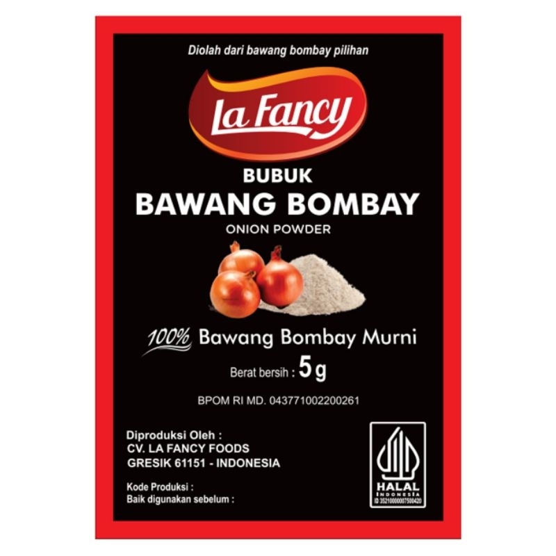 

La Fancy Foods Bawang Bombay Bubuk 100% Murni 5gr