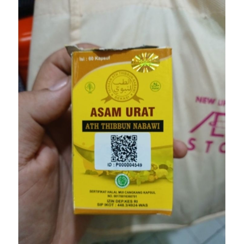 Obat Asam Urat Ath THIBBUN NABAWI Super Asli Obat Asam Urat Rematik Nyeri Sendi Herbal