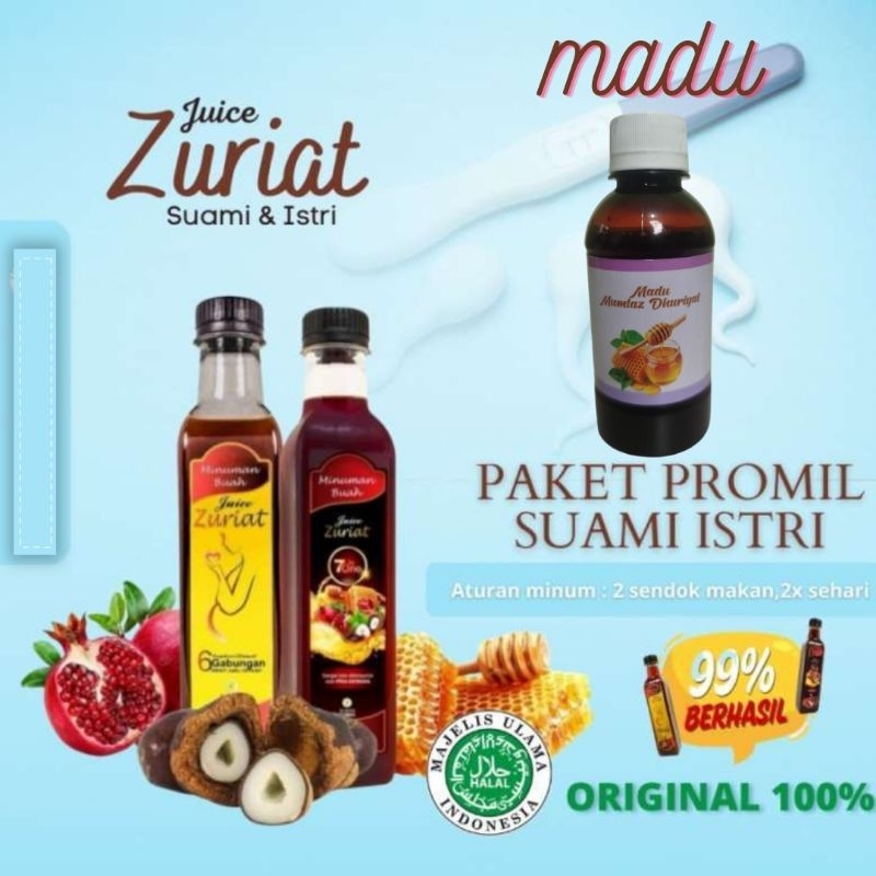 

Madu promil zuriat paket promil