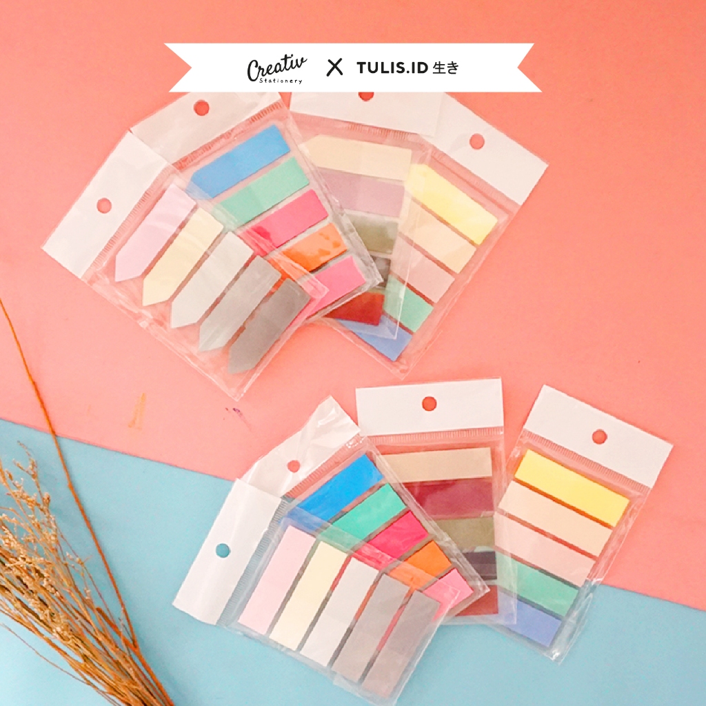 

[TULIS.ID IKI 生き] 5 Essential Colors Sticky Notes Index Page Marker