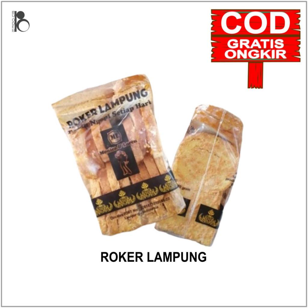 

Roti Kering / Roker Lampung Monica&Loren Original Cokelat