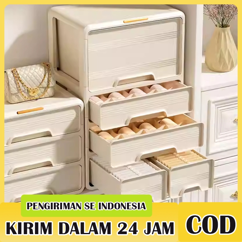 Underwear Storage Box Rak Laci Serbaguna Kotak Penyimpanan Pakaian Dalam Kaos Kaki