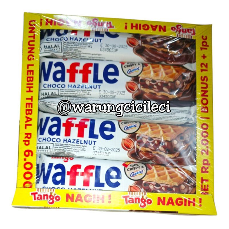 

WAFFLE - TANGO RASA CHOCO HAZELNUT 25g x 12pcs ( 1 BOX )