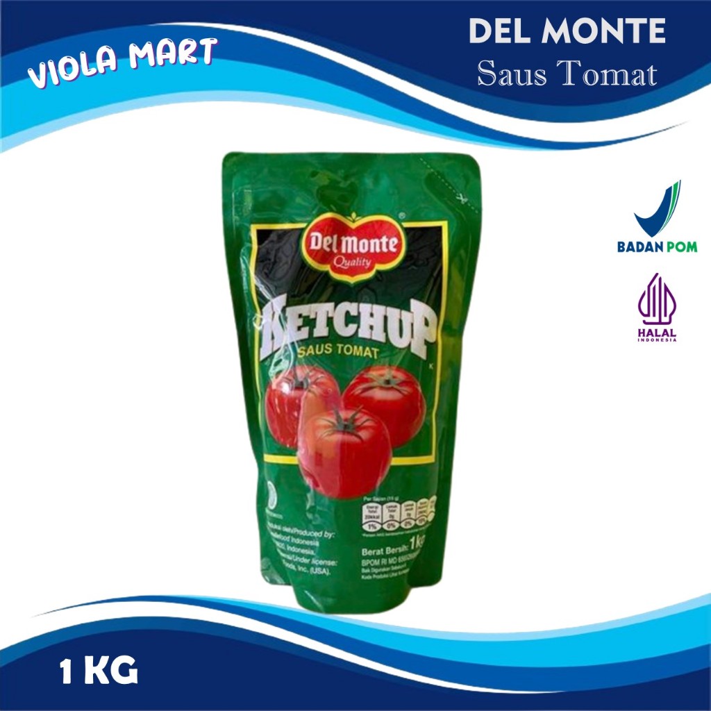 

Saus Tomat Del Monte Pouch 1kg / DELMONTE TOMAT {Tersedia Harga Grosir}