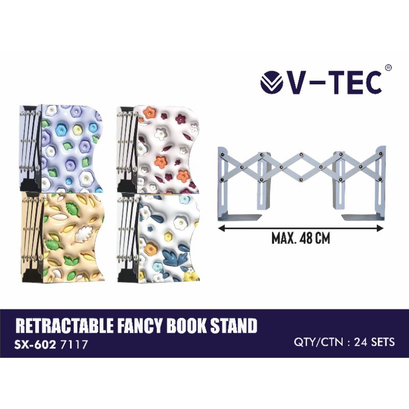 

V-TEC Retractable Standbook Fancy SX-602 7117