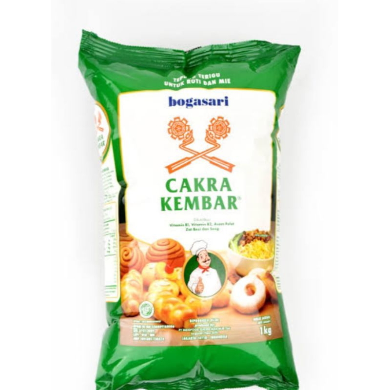 

TEPUNG TERIGU CAKRA KEMBAR 1KG