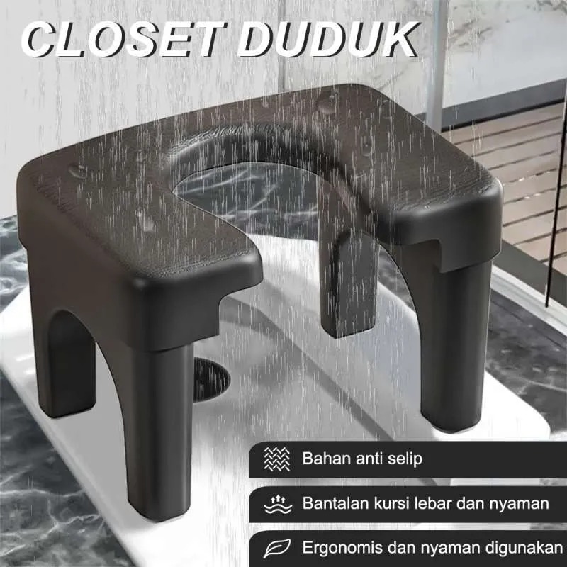 Closet Duduk Portable Kursi Toilet Duduk Closet Jongkok Portable Kursi WC