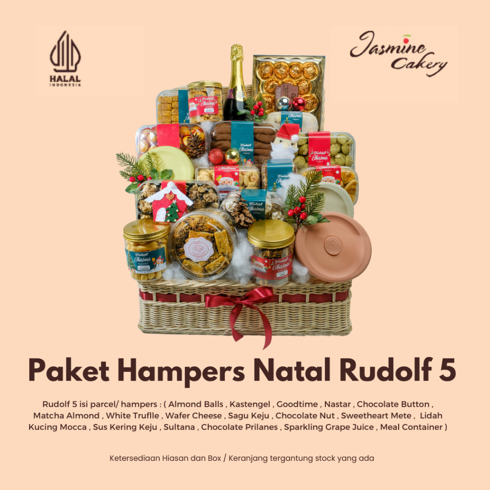 

Jasmine Cakery Christmas Hampers Rudolf 5 / Parcel Natal dan Tahun Baru