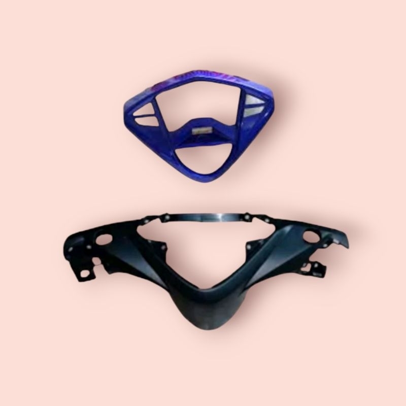 Cover Lis Mika Speedometer Batok Belakang Xeon Karbu Biru