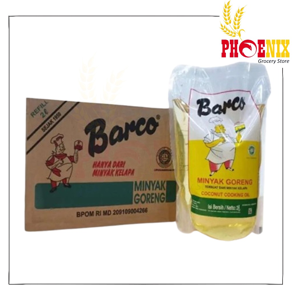 

Minyak Barco - 2 Liter (1 Dus, 6 Pouch)