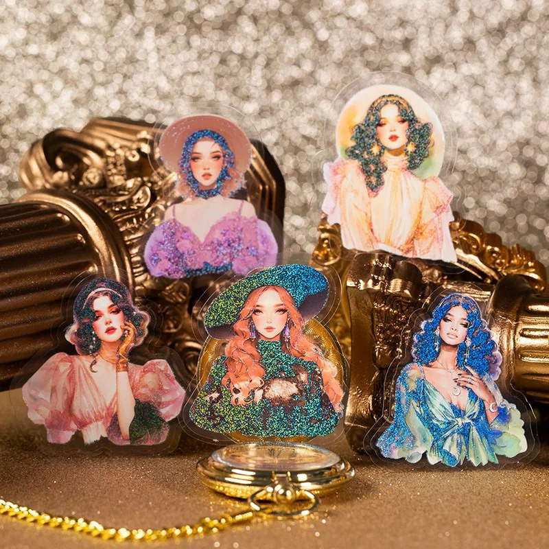 

(KD 12) Girls Sticker Shining Goddes / PET Sticker