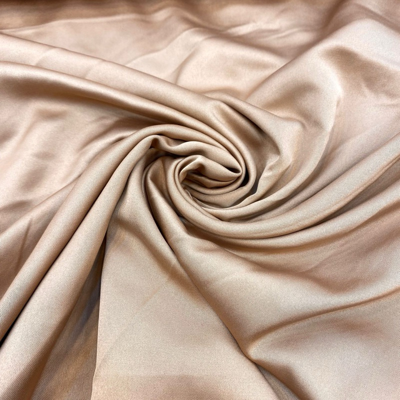 (50 CM) / Bahan Kain Satin Roberto Cvali Murah Bridesmaid Seragaman Silk Kain Saten