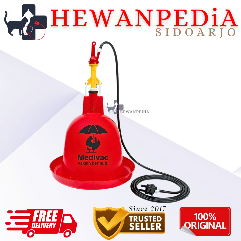 TEMPAT MINUM AYAM OTOMATIS TMAO MEDION - Tempat Minum Otomatis Unggas Ayam Itik Bebek