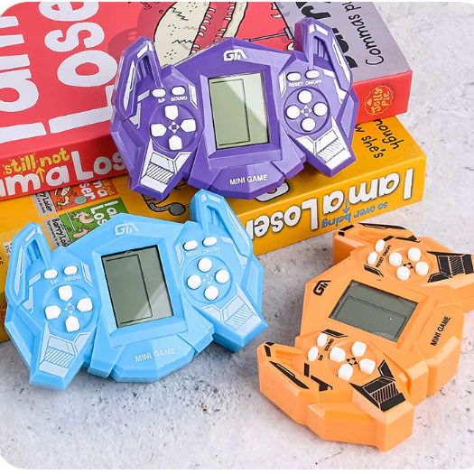 MAINAN ANAK GAME BOY TETRIS PUZZLE GAME BATERAI SUARA - GIMBOT 23 GAME MODES
