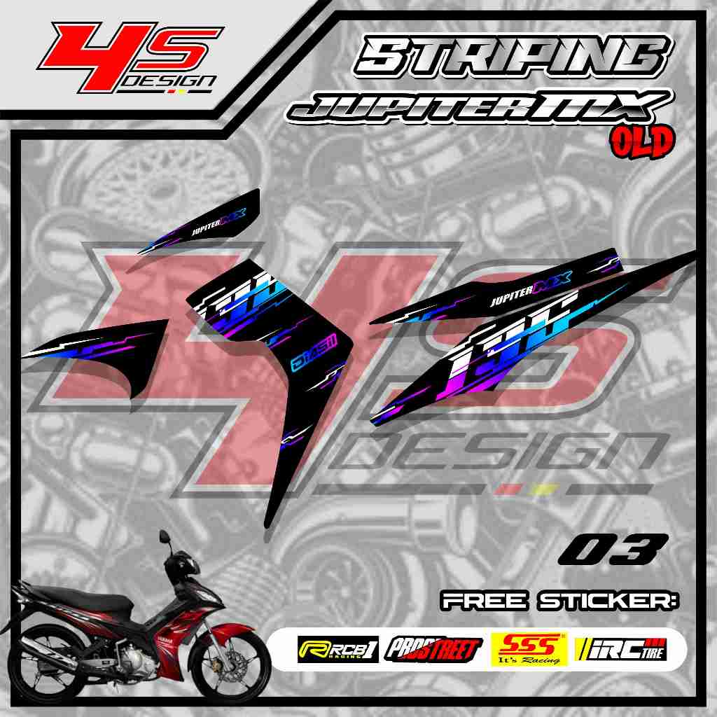 03 STICKER STRIPING JUPITER MX OLD - STICKER STRIPING JUPITER MX OLD