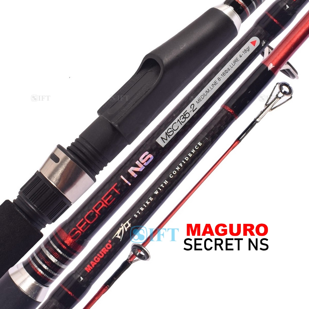 Joran Maguro SECRET NS | Solid Tip Carbon | 135 150 165 180 | Spinning