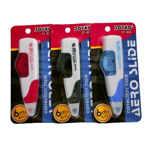 

TIPE X KERTAS JOYKO CT-523/CORRECTION TAPE CT-523 JOYKO