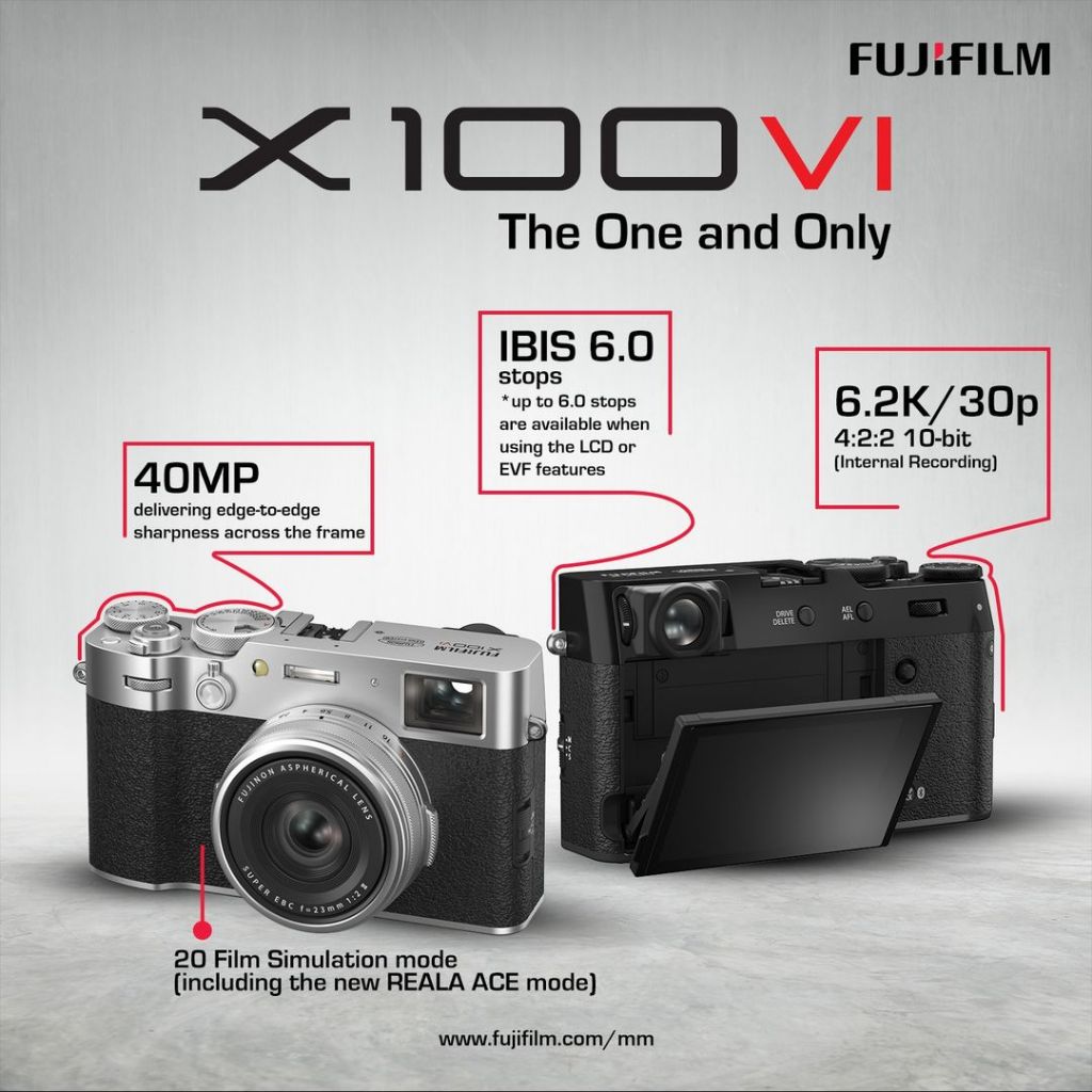 Fujifilm X100VI Limited Edition / Fuji X-100 VI Reguler Camera Garansi Resmi Fujifilm Indonesia