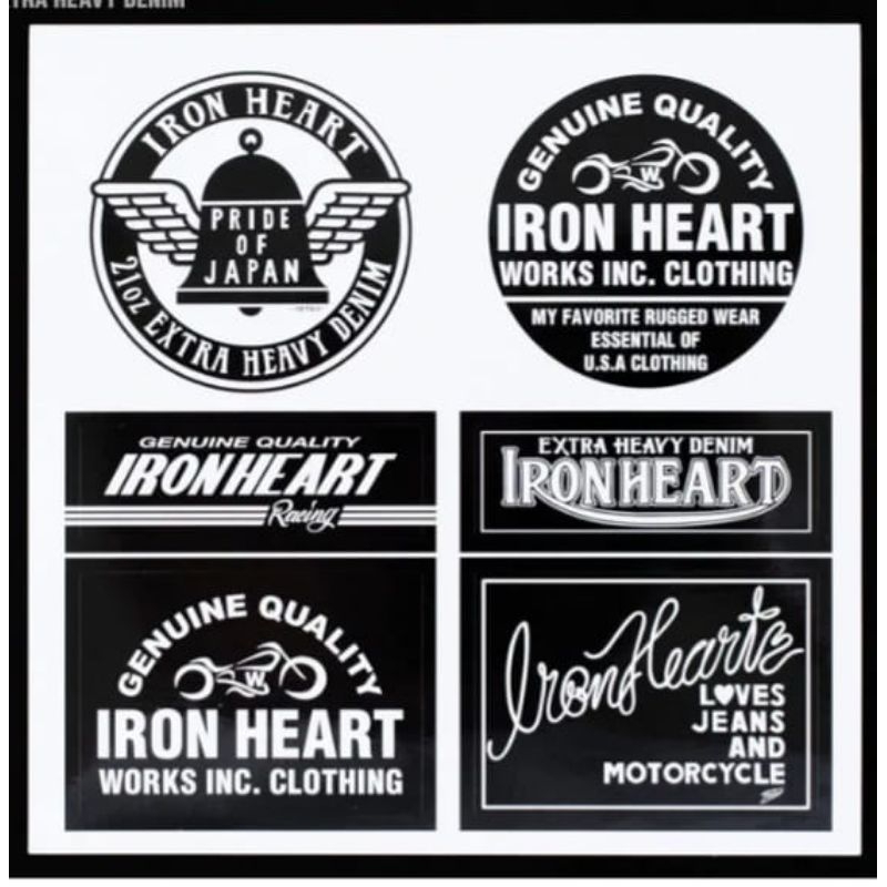 

IRON HEART, STICKER IRON HEART, NOT STICKER THE FLAT HEAD,MOMOTARO,NUDIE,KSUBI,WINGMEN,AYE,MISCHIEF,SAGE DENIM,OLDBLUE