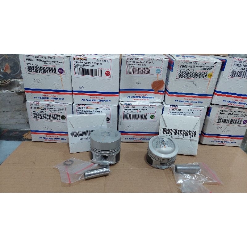 Seher piston kit fim mentah 52 53.5 54 54 5 55 55.25 mm pin 13 mm