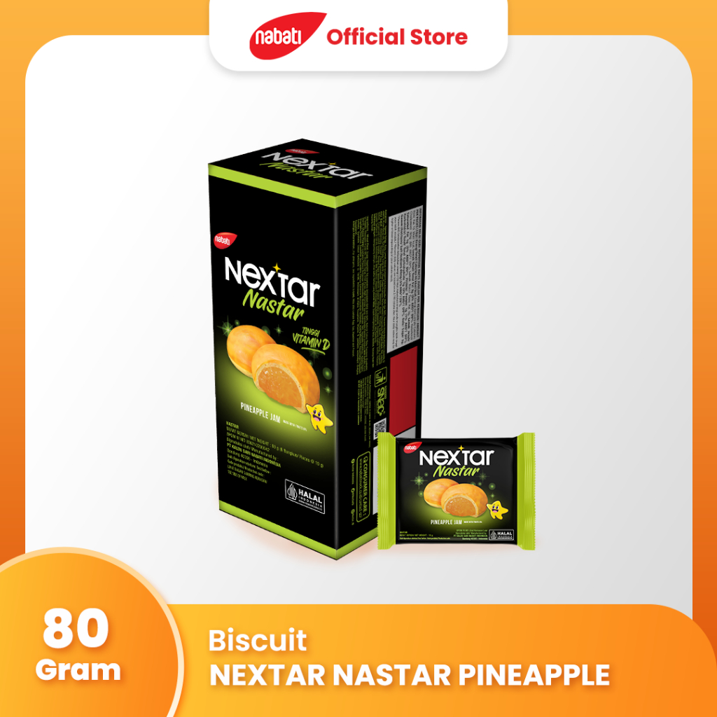 

Nextar Nastar Pineapple 80g