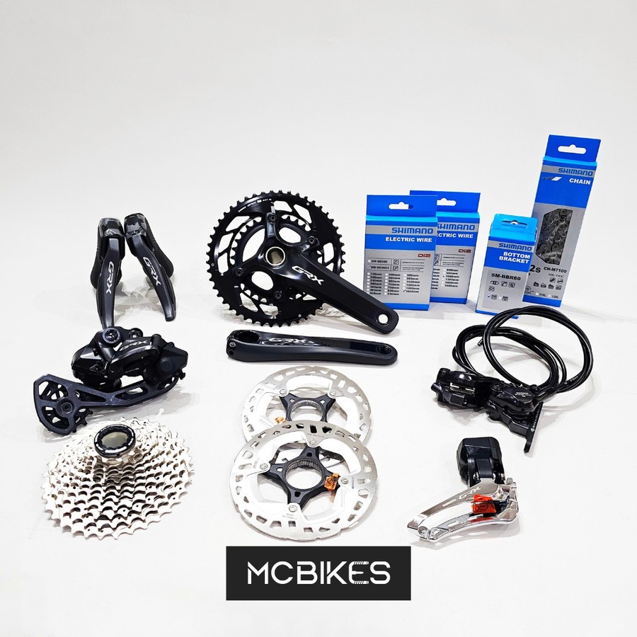 Groupset Shimano GRX RX825 Di2 2x12 Speed