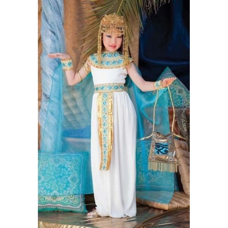 Kostum Cleopatra/ Kostum Ratu Mesir / Kostum King Egypt / Kostum Raja Mesir / Baju Raja Anak/ kostum